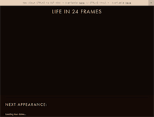 Tablet Screenshot of lifein24frames.com